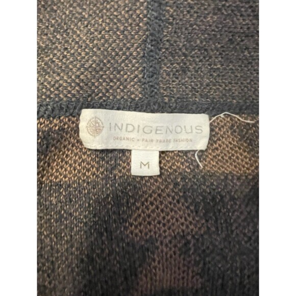 Indigenous Organic Aztec Cardigan Boho Vintage Cotton Shrug Hippie Medium - Picture 4 of 12